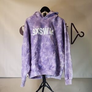 SXSW Purple Tie-Dye Women's Hoodie